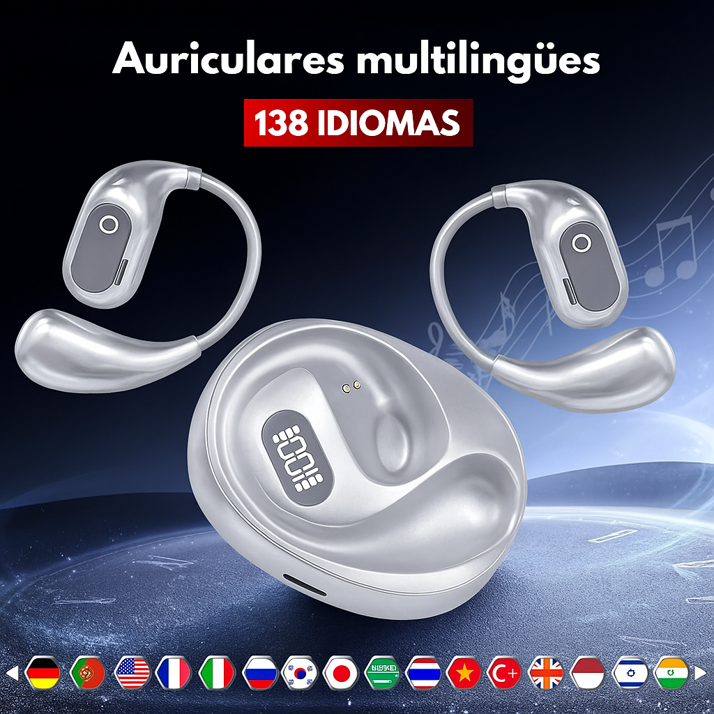Auriculares Traductores – Escucha y entiende en cualquier idioma