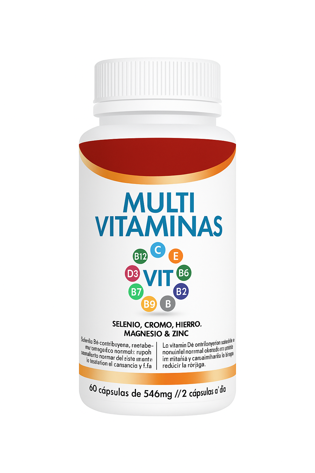 SUP Multivitaminas 60 Cápsulas – Energía, Inmunidad y Bienestar
