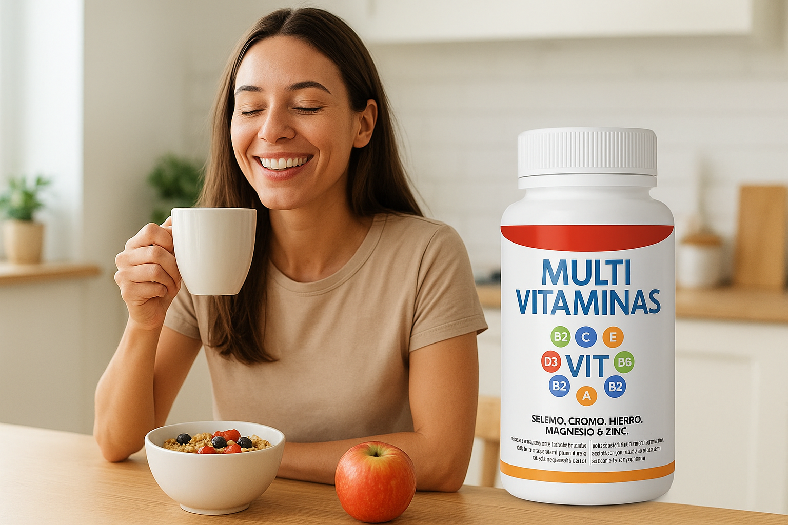 SUP Multivitaminas 60 Cápsulas – Energía, Inmunidad y Bienestar