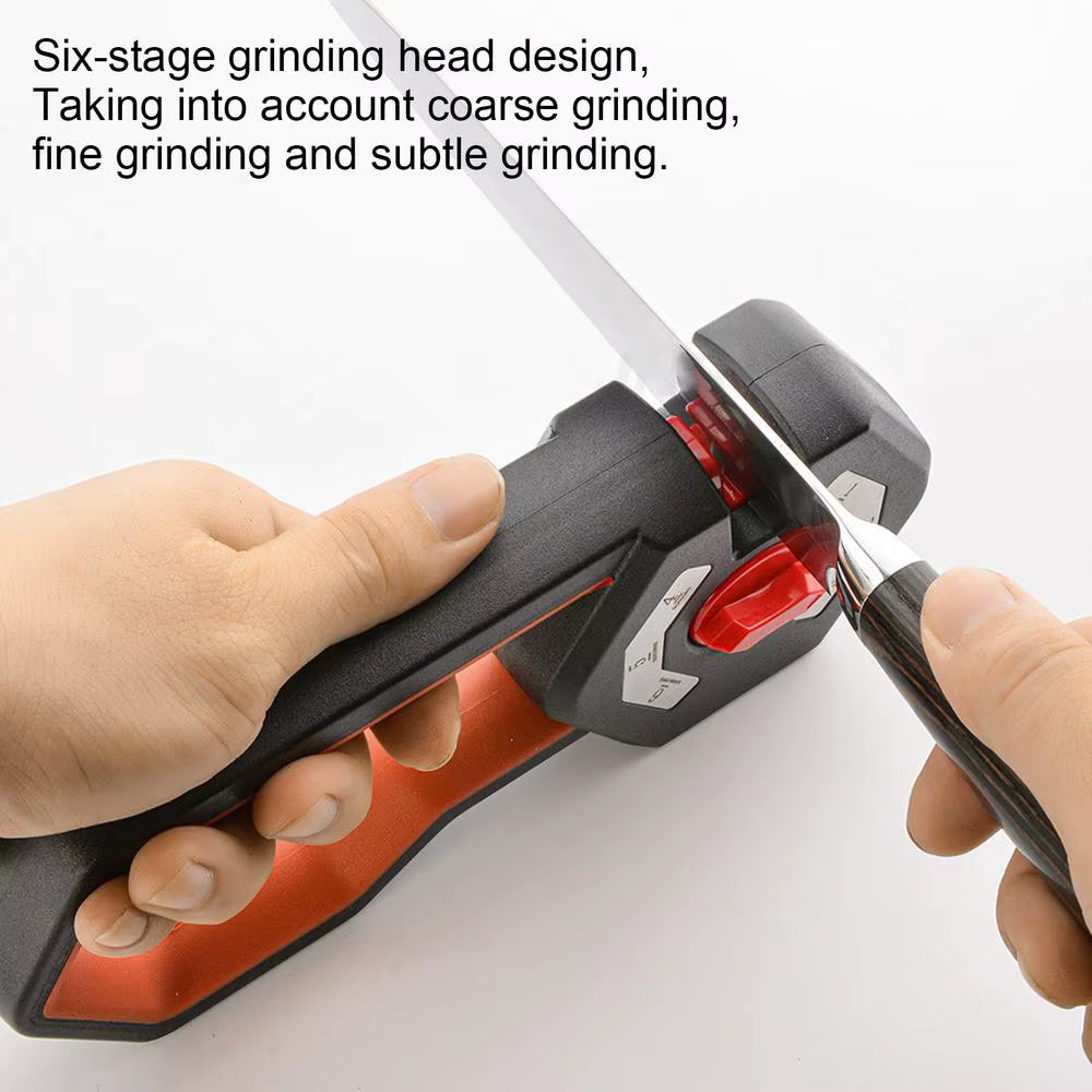 Afilado profesional 6 en 1 con mango antideslizante