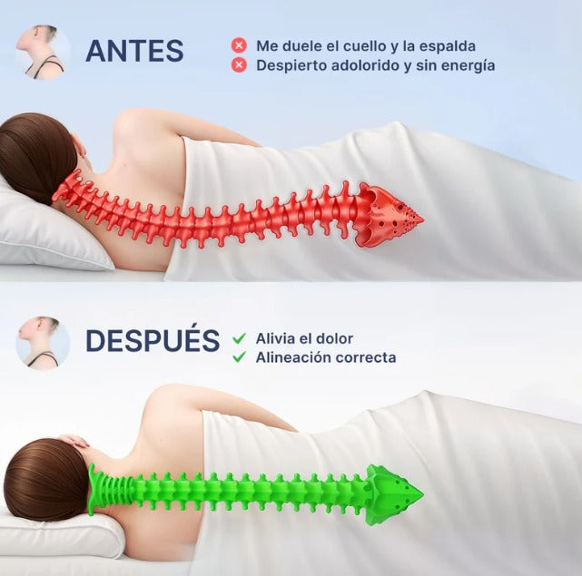 Almohada de punto ergonómica 3D